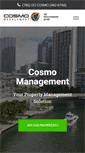 Mobile Screenshot of cosmo-management.com