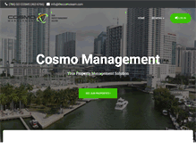 Tablet Screenshot of cosmo-management.com